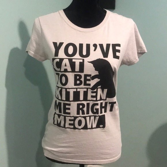 Gildan Tops - 2/$10⚡️FLASH SALE ⚡️- funny cat shirt